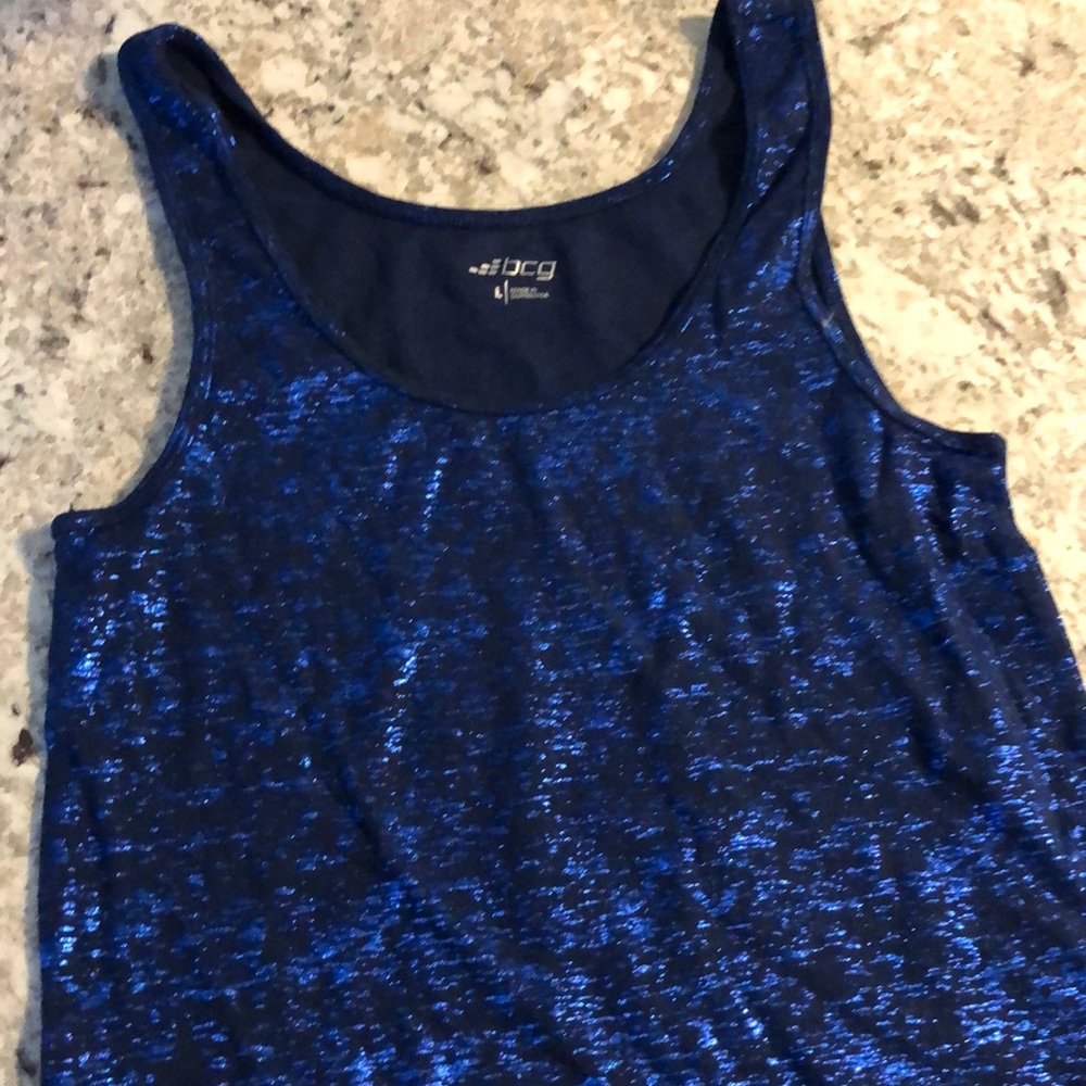 Blue Metallic Tank